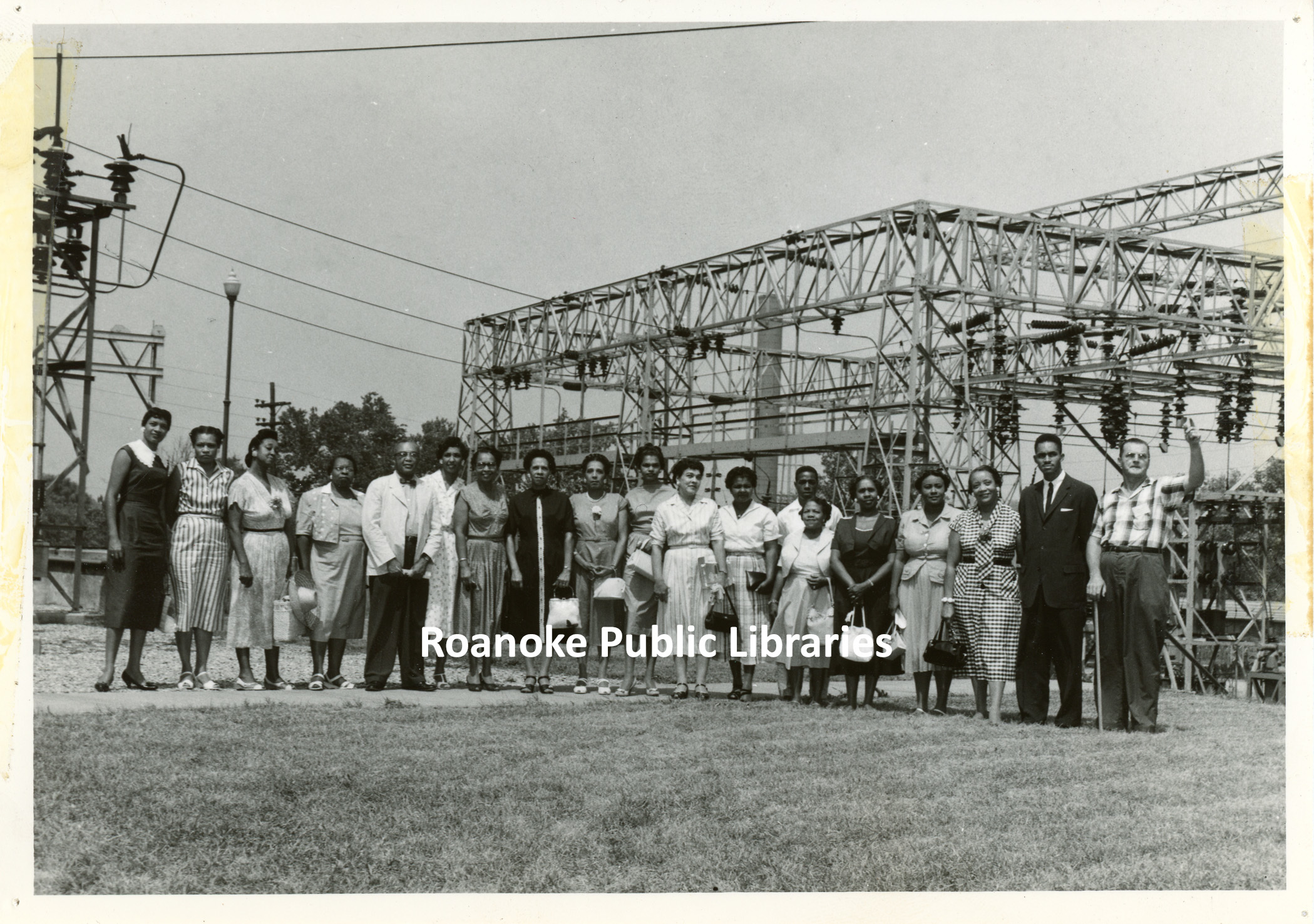 GB077.1 Unidentified Group in front of a Transformer Station.jpg