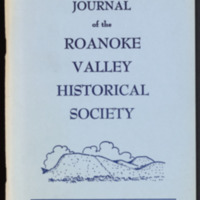 Journal of the Roanoke Valley Historical Society<br /><br />
1978<br /><br />
Volume 10, Number 2