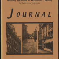 Journal of the Historical Society of Western Virginia<br /><br />
2005<br /><br />
Volume 16, Number 2