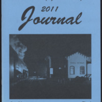 Journal of the Historical Society of Western Virginia<br /><br />
2011<br /><br />
Volume 20, Number 1