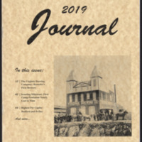 Journal of the Historical Society of Western Virginia<br /><br />
2019<br /><br />
Volume 23, Number 2