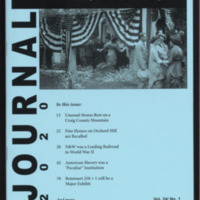 Journal of the Historical Society of Western Virginia<br /><br />
2020<br /><br />
Volume 24, Number 1