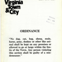 Virginia Town &amp; City<br /><br />
Volume 13, Number 5