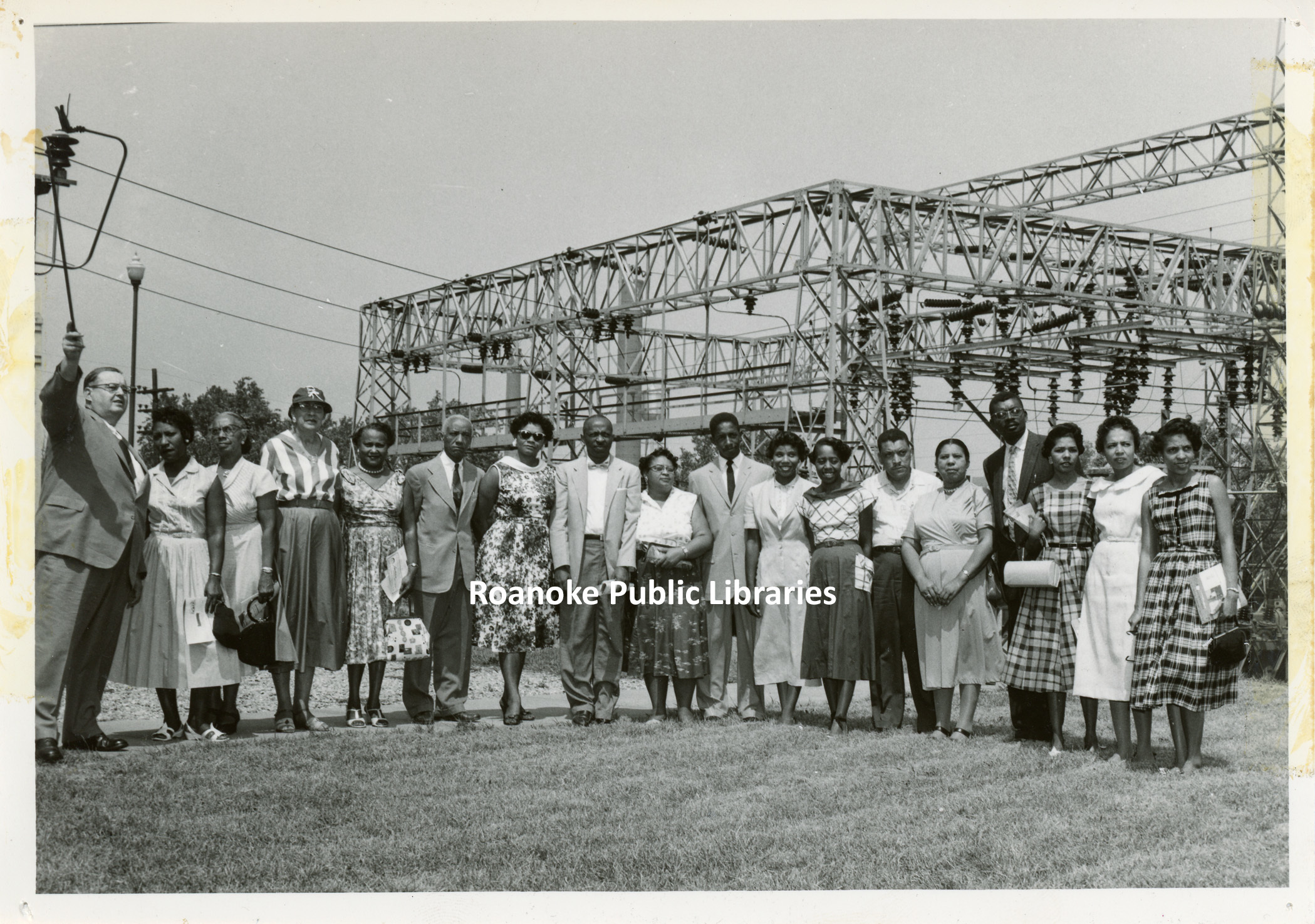 GB077 Unidentified Group in front of a Transformer Station.jpg