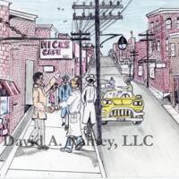 DR-A002 Untitled ("Nick's Cafe on Henry Street I")