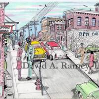 DR-A119 Untitled (Day Break on Henry Street)