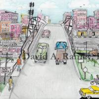 DR-A159 Untitled (The Bridge and Downtown Roanoke)