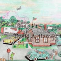 DR-A168 Untitled (U.S. Post Office Roanoke VA)