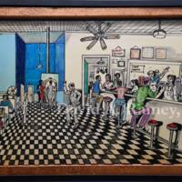 DR-A437 Untitled (Dancing at Nick's Cafe)